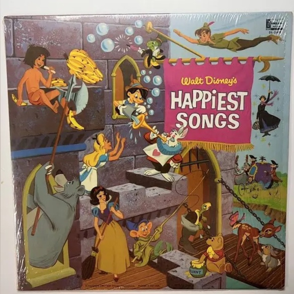 Walt Disney’s Happiest Songs Vinyl Record